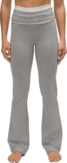 Casall Sublime Folded Flare Pants Grey Melange XS