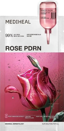 Mediheal Mediheal Rose Pdrn Essential Mask Healthy Glow 1Pcs. Nude 1 PCS
