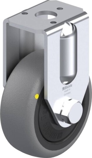 Blickle 644864 Bra-Tpa 50Kf-Els Fast Hjul, Hjuldiameter 50 Mm, Bæreevne Maks. 30 Kg, 1 Stk