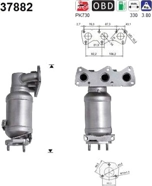Katalysator AS 37882