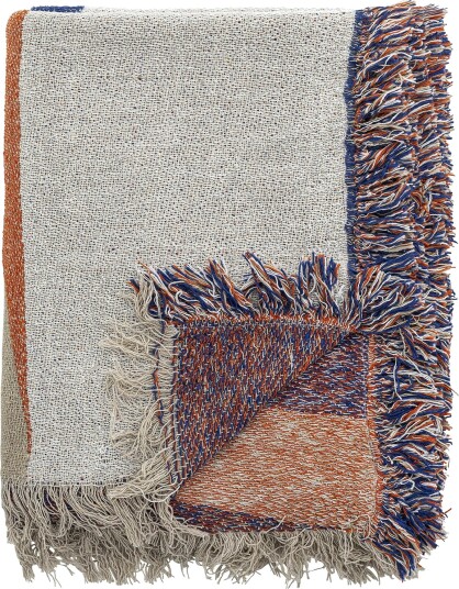 Bloomingville Clarita Pledd 130x160 cm Oransje