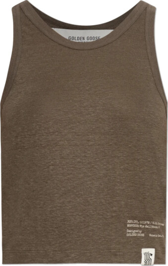 Golden Goose Dame Topper Brun M,