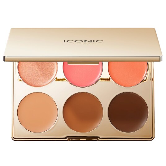 Iconic London Multi-Use Cream Blush Bronze and Highlighter 6x3,2g