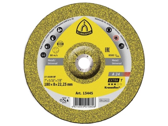 Klingspor Skrubbskive A 24 Extra T Ø180x6mm 10 pk