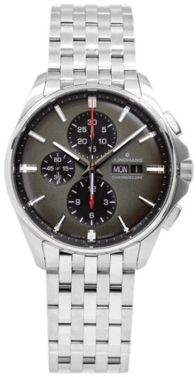 Junghans Herreklokke 27/4023.45 Meister Grå/Stål Ø45 mm