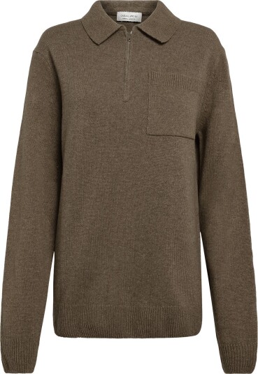 Casual Friday Cffelipo Lambswool Polo Knit   CHOCOLATE CHIP MELANGE   S