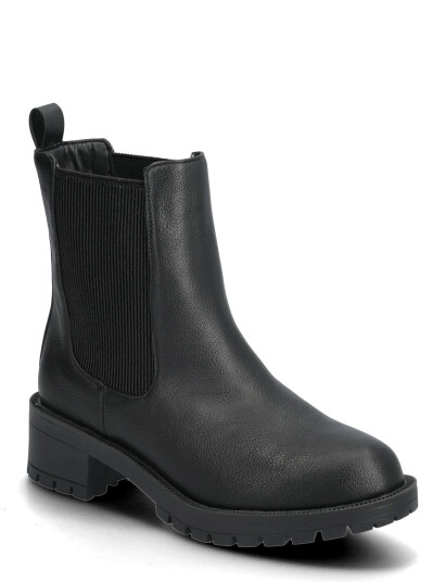 Bianco Biapearl Mid Chelsea Boot Faux Leather - Black - 40