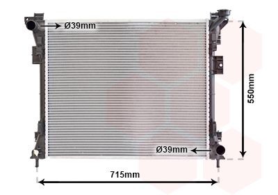 Radiator VAN WEZEL 07002104