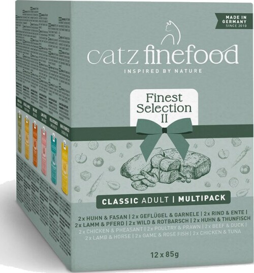 Catz Finefood våtfôr Blandet pakke Blandet pakke 1 6 varianter 60 x 85 g