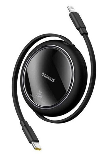 Baseus Free2Pull USB-C to iP 20W 1m USB cable (black) Baseus Free2Pull USB-C to iP 20W 1m USB cable (black)