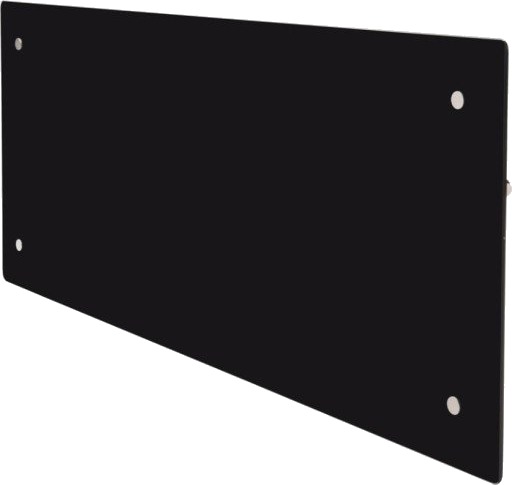 Adax Clea H panelovn med termostat og WiFi 1000W/230V, Sort glass - 13 m²