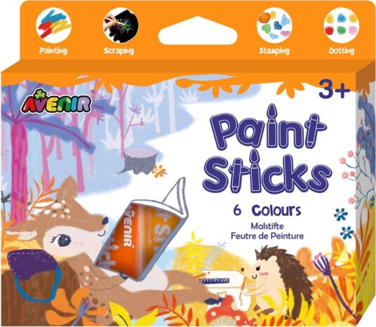 Avenir Paint Klistremerker 6 Farger