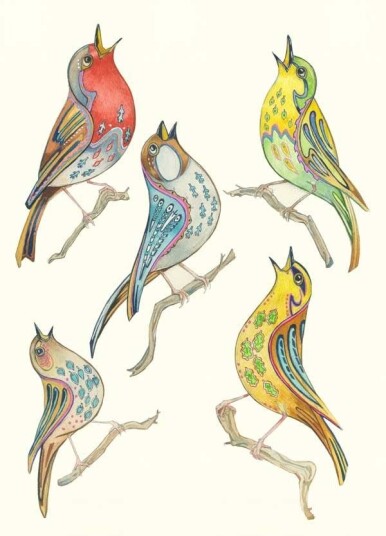 Kort DM Collection Songbirds