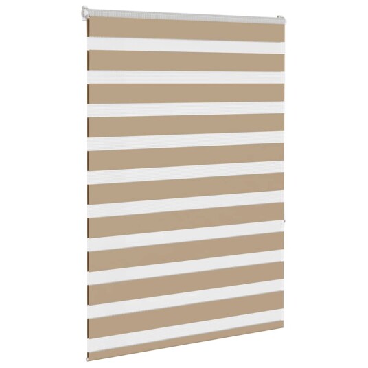 Sebragardin sandbrun 110x150 cm stoff bredde 105,9 polyester