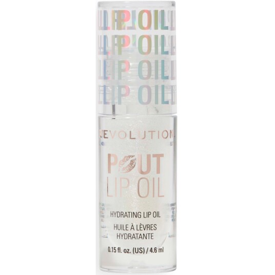 Revolution Beauty London Revolution Pout Lip Oil - Nude - ONE SIZE Revolution Beauty London Revolution Pout Lip Oil - Nude - ONE SIZE
