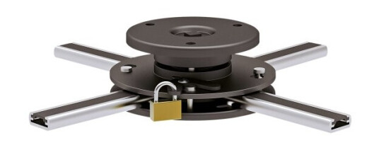 Inline 4043718172375 Vegg/Tak 20 Kg Sort Aluminium Stål 360° -15 15°