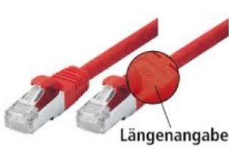 Patchkabel S-Ftp Cat 5E Rød 0,5 M Patchkabel Med Spesielt Smal Knekkbeskyttelse (70800R)