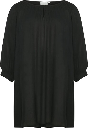 Kaffe Curve Kcami 3/4 Sl Tunic Black 56