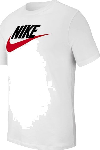 Nike Sportswear T Shirt White/Black/University Red XL