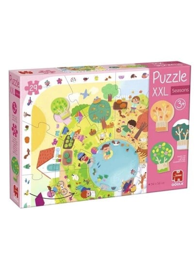 Jumbo Goula Puzzle XXL Seasons 29 Pcs. Gulv