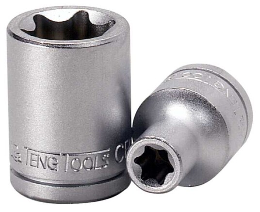Teng Tools Torx-Sokkel 1/2" E16 112070503 Teng Tools Torx-Sokkel 1/2" E16 112070503