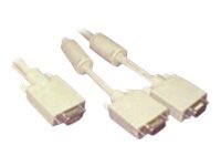 Microconnect Vga-splitter 0.3m Vga d-sub 2 X Vga d-sub Grå
