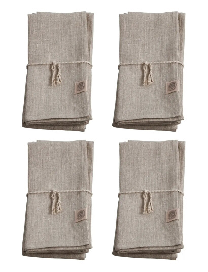 Lovely Linen Classic Napkin - Beige - 45X45CM