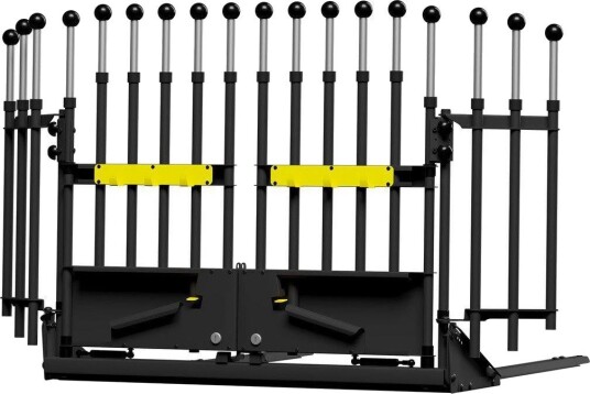 MIMsafe VarioGate Double Hundegrind 106-128 cm H: 55-92 cm D: 55-150 cm