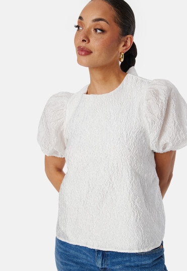 VERO MODA Vmnynne 2/4 Open Back Top Bright White XL