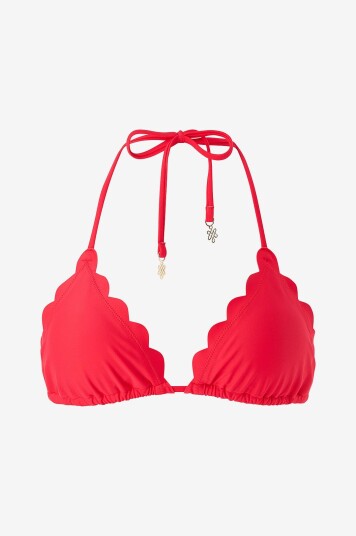 KAANDA Beach life - Bikini-BH Triangle Top - Rød