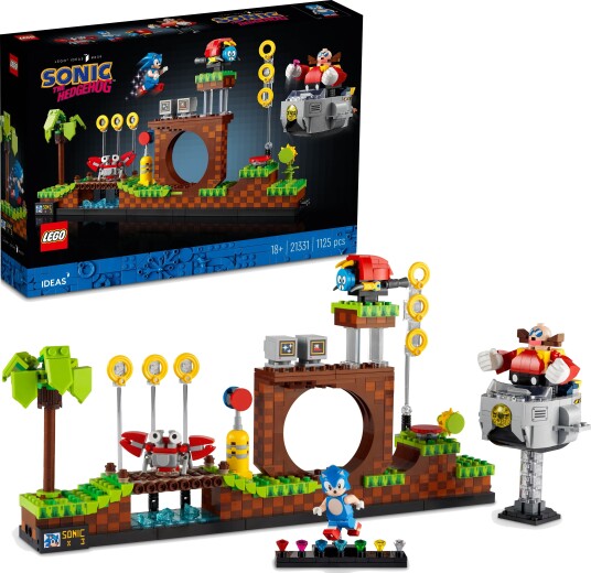 Lego Sonic The Hedgehog Grønn Hill Zone 21331