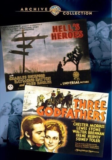 Wac Double Features: Hells Heroes/three Godfather DVD
