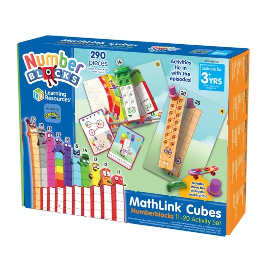 Learning Resources Mathlink® Cubes Numberblocks® 11-20 Activity Set - Multi/patterned - ONE SIZE