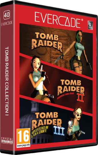 Blaze Evercade Tomb Raider Giga Cart Col 1 Blaze Evercade Tomb Raider Giga Cart Col 1
