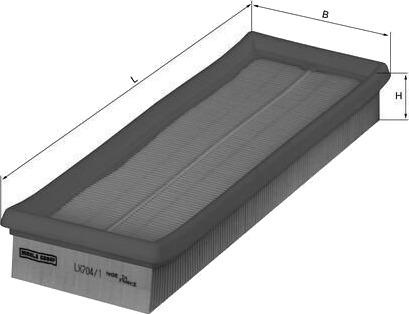 Luftfilter KNECHT LX 704/1 Luftfilter KNECHT LX 704/1