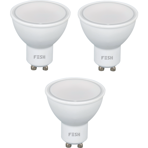 FESH SMART HOME LED Spot, flerfarget GU10 5W, 3-pakning FESH SMART HOME LED Spot, flerfarget GU10 5W, 3-pakning
