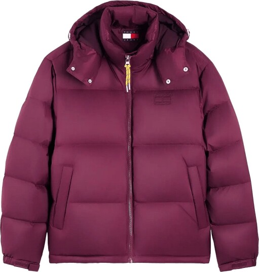 Tommy Jeans Tjm Alaska Down Puffer Ext   Burgundy   M