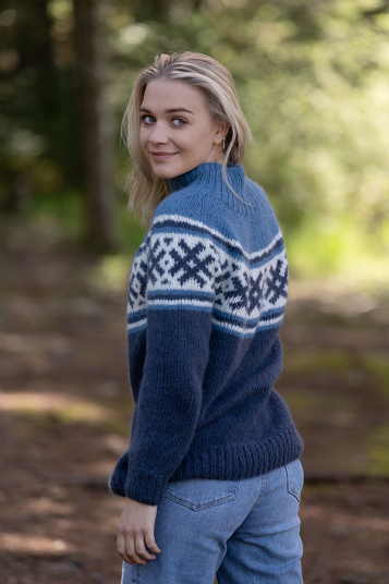 HEDVIG genser blå HEDVIG genser blå