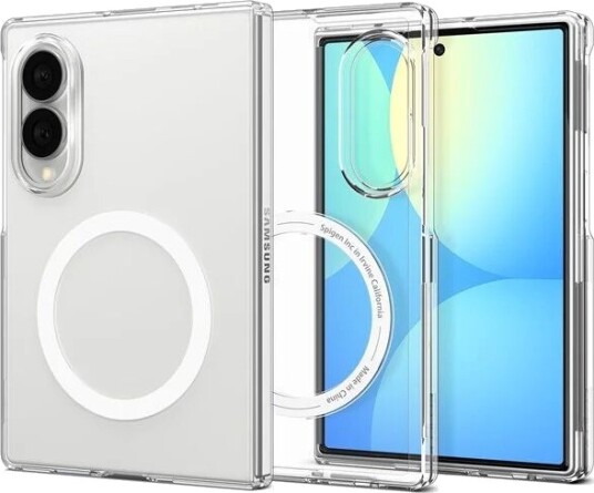 Spigen AirSkin MagSafe Deksel for Samsung Galaxy Z Fold8 - Gjennomsiktig Hvit