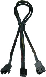 Gelid Silent Pwm Y Cable Viftestrømsplitter 4 Pins Pwm Hunn Til 4 Pins Pwm Hann 35 Cm Gelid Silent Pwm Y Cable Viftestrømsplitter 4 Pins Pwm Hunn Til 4 Pins Pwm Hann 35 Cm