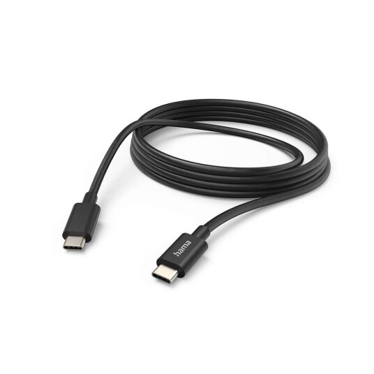 HAMA Kabel Lading/data Usb c 3,0m Sort