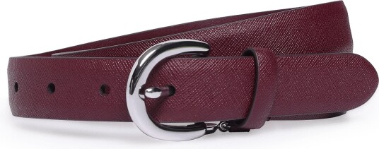 Lauren Ralph Lauren | Charm Crosshatch Leather Belt | XL