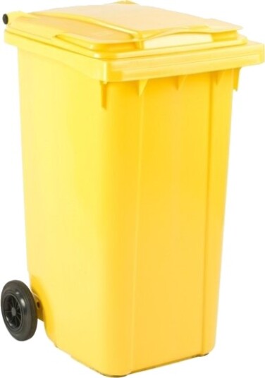 Affaldscontainer Ese Gul Plast 240 L Uv Resistent Affaldscontainer Ese Gul Plast 240 L Uv Resistent