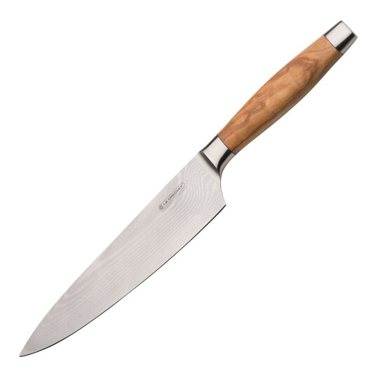 Le Creuset Kokkekniv 20 cm oliventrehåndtak