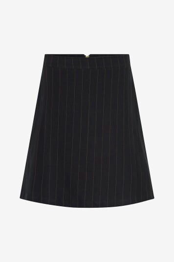 Jumperfabriken Skjørt Melina Stripe Svart
