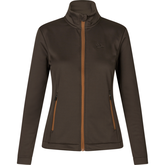 Seeland Women"s Emily Fleece Jacket Dark Brown