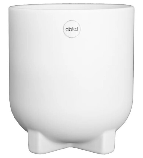 DBKD Plus krukke Ø14 cm White DBKD Plus krukke Ø14 cm White