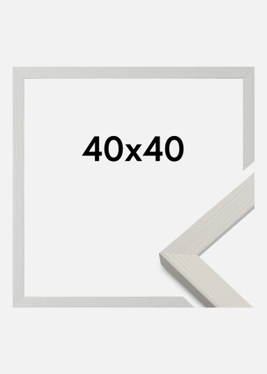 Walther Ramme Fiorito Hvit 40x40 Cm