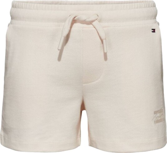 Tommy Hilfiger Natural Dye Script Sweat Short Ancient White (164 /14 år)