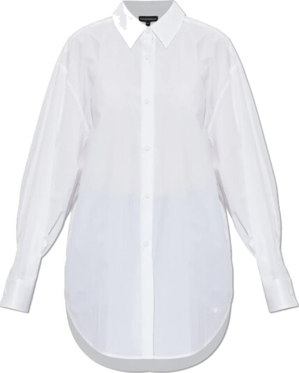 Emporio Armani Dame Bluser & Skjorter Hvit S, Emporio Armani Dame Bluser & Skjorter Hvit S,